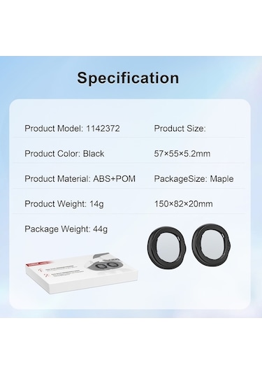 Pazly Startrc Oyunları Meta Quest 3 Vr Gözlükler İçin Çizilmez Halka Lens Miyop Dioptri 6.0-7.0 / Astigmatizma 0.5-2.0