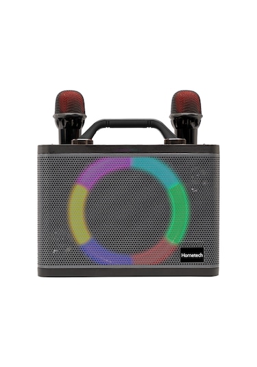 Hometech HT-202 Bluetooth  5.0 Speaker + 2 Mikrofon