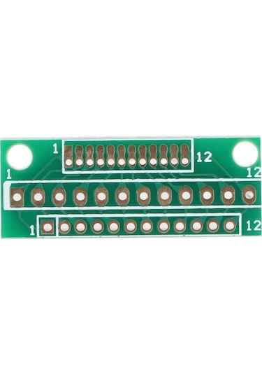 12 Pin 1.27mm 2mm 2.54mm Çeviri Dönüştürücü Adaptör Pcb Kart Kablosuz Modül Jtag Lcd