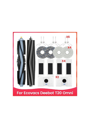 Ecovacs Deebot T20 Omni Elektrikli Süpürge İçin Yedek Parça Seti