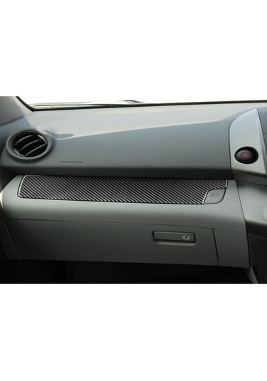 Geeksen Toyota Rav4 2006-2013 Sağ Sürücü Orta Kontrol Paneli Karbon Fiber Sticker Siyah İç Dekor 1 Adet 1 Adet