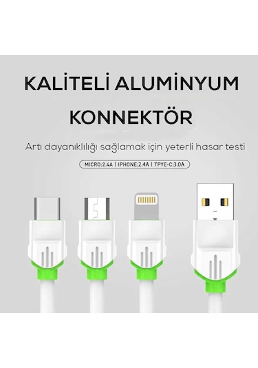 Mobilteam Beyaz Ls32 Type-c Usb Kablo