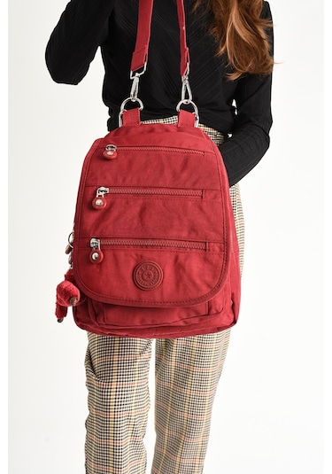 Ultra Hafif Kadın Sırt Ve El Çantası Kırmızı Model: 571-5a - Kırmızı