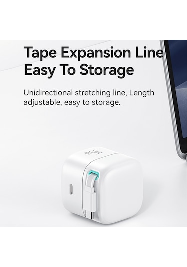 Usams Us-cc203 Smf Serisi Pd35w Çift Tip-c Bağlantı Noktalı Gan Hızlı Şarj Cihazı, Abd Tak Siyah