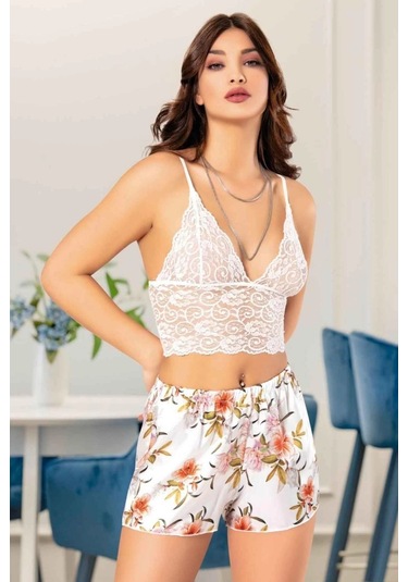 Gecelik Kadın 3045 Ekru