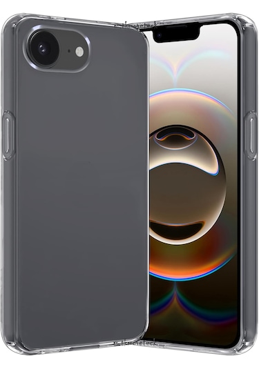 Apple Uyumlu iPhone 16e Kılıf Kamera Korumalı Yumuşak Şeffaf Silikon