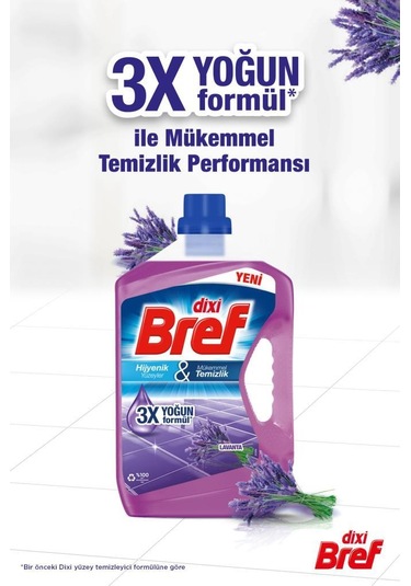 Bref Yüzey Temizleyici Lavanta 4x 2.5l 4'lü Set set-hnkdtj-5282-6235