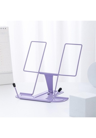 Trendooze Mini Menekşe Taşınabilir Yemek Kitabı Tutucu Organizatör Kitap Tutucu Menekşe