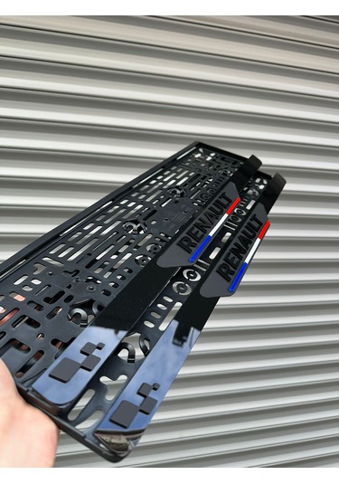 Vipplaka Renault Uyumlu Ortası Mat Plakalık