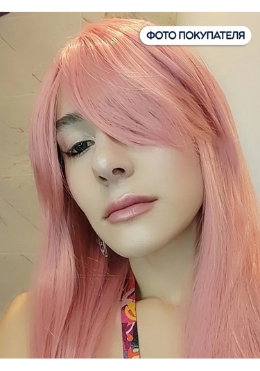 Riota Uzun Karnaval Perukü, Cosplay İçin Anime, Pembe, 84 Cm 168041996 Pembe