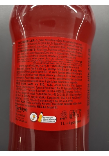 Sarıyer Limonata Çilek & Limonlu 1 Lt X 6 Adet