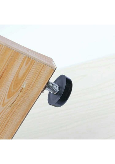 100 Adet Ayarlanabilir Ayak Pedi Mobilya Vida Destek Saplaması, M6x12 Diğer