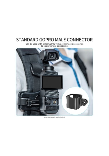 Teltree Startrc Abs Kamera Genişletme Ayağı, 1/4" Vida Deligi İle Djı Osmo Pocket 3 Uyumlu 8g