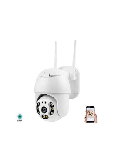 X5 Tech Rx-88aı Dual Lens 3mp Wifi Kamera Icsee Rj45/wifi Onvif