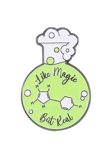 Kimya Bölümüne Özel Medikal Broş P0608 Çok Renkli