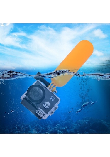 Gopro Sjcam Aksiyon Kamera Sualtı Dalış El Şamandıra Monopod Sarı