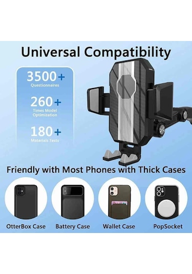 Araç İçin Telefon Tutucu Ekstra Güçlü Uzun Ve Dayanıklı Vantuz