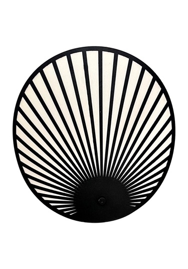 Siyah Boyalı Aplik Plc-1243-ap-1bsy Beyaz - Siyah