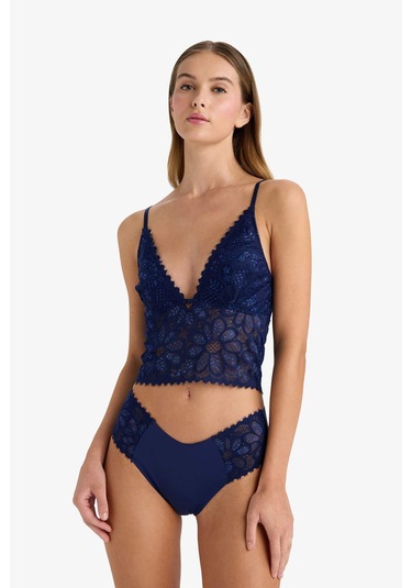 Defacto Dantel Detaylı Micro 2li Hipster Külot Fall İn Love F2122ax25aunv247 Lacivert