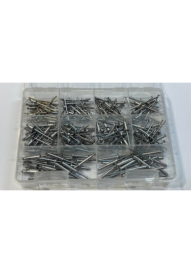200 ADET 3 MM 4 MM POP PERÇİN SETİ