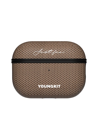 Airpods Pro Kılıf Magsafe Uyumlu Aramid Fiber Youngkit 1500d Kevlar Extreme Wing Serisi Gold
