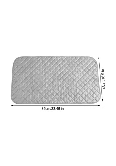 Mufunye Kumaş Baskı Isıya Dayanıklı Kaymaz Kuru Ütü Minderi - Ev Mobilyalarını Isı Ve Su Zararından Koru