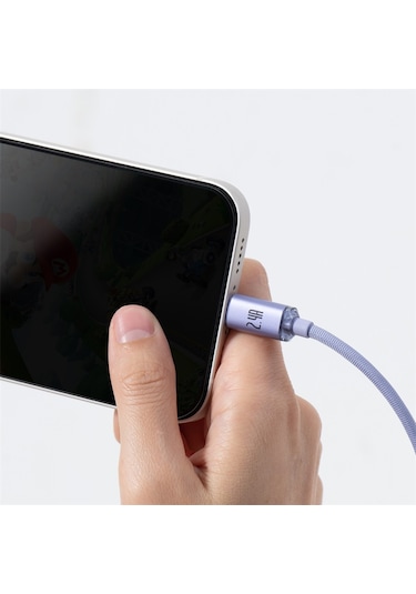 Baseus Crystal 2.4a Usb-a To Lightning 1.2m Kablo-mor