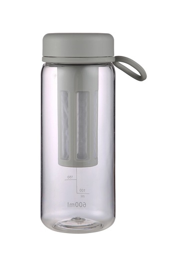 Dianziye 600ml Gri Leak-proof Taşınabilir Kupa - Soğuk Kahve Ve Su İçin Pratik Fırça Kapaklı Taşınabilir Bardak Diğer