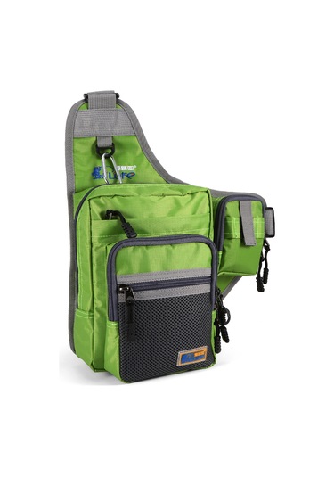 Jeehugo Suçan Çanta - Çok Amaçlı, Su Geçirmez Kumaş, Çoklu Cepler Ve Bölmeler, Ayarlanabilir Omuz Kayışı İle Balık Tutma Aletlerini Taşıma