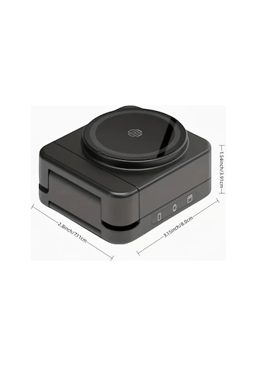 Motion003 Katlanabilir Kablosuz Hizli Sarj Cihazi 3u 1 Arada Cok Fonksiyonlu Siyah Beyaz Telefon Sarj Aleti