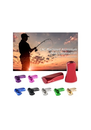 Yuntech01 Yj537 Ekfan 2'li Set Alüminyum Tutamak - Mavi 35x20mm