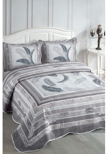 Alya Çift Kişilik Kapitone Yatak Örtüsü