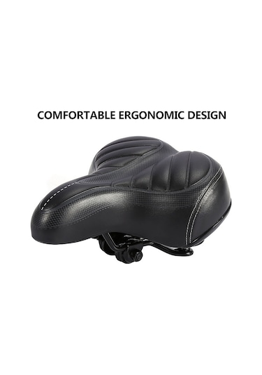 Symbee Yumuşak Silikon Bisiklet/motosiklet Oturacağı: Şok Emici, Dayanıklı Ve Kolay Kurulumlu Spor Döşeme Siyah