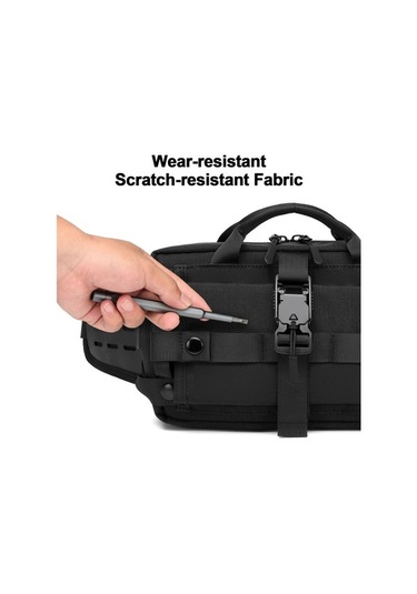 Createtech Erkek Çapraz Çanta - Su Şişesi & Portlu, Sırt, Renkli, Çok Cebi, Bel Askılı Çok Renkli