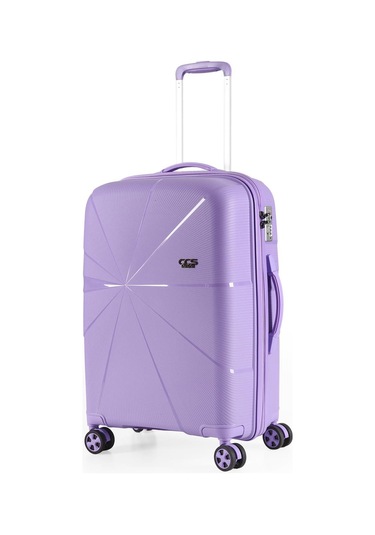 Ççs 5264 Polipropilen Büyük Boy Valiz Mor