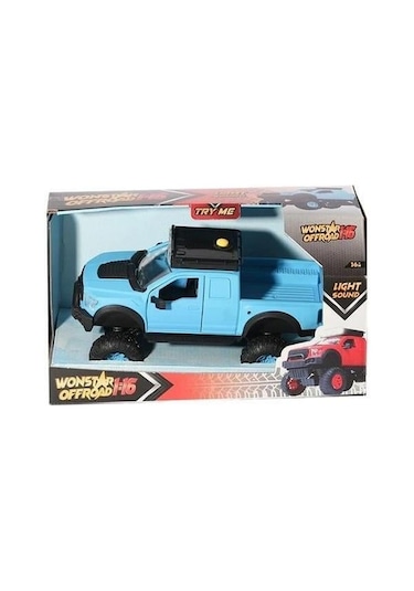 Zuzu Toys Wonstar Offroad Sesli Ve Işıklı 1:16 40165 Mavi Çok Renkli