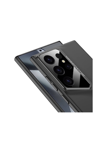 Samsung Galaxy Uyumlu S24 Ultra Kılıf Ultra İnce Kameralı Korumalı Sert Rubber Zore Procase Kapak