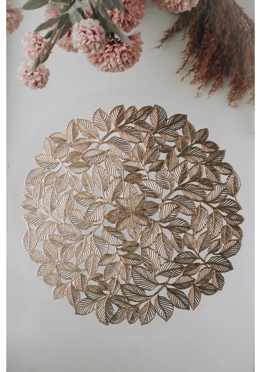 Aromaflow Masa Örtüleri "dallar" 4 Parça 162930430 Altın Rengi