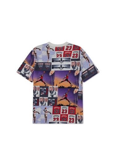 Nike Jordan Posterized Air Çocuk Tişört 95f612-782 Çok Renkli