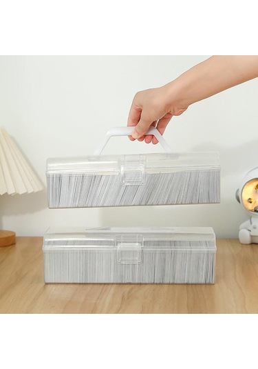 Şeffaf Idol Fotoğraf Saklama Kutusu Plastik Kpop Albümleri Fotoğraf Kartları Küçük Kart Koleksiyonu Organizatör Fotoğraf Kartı Tutucu Kutusu A