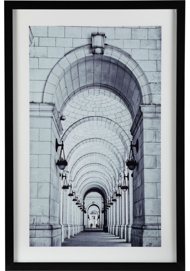 Unıon Statıon Çerçeveli Cam Tablo 60x90cm