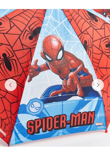 Spider-man Lisanslı Erkek Çocuk Şemsiye Çok Renkli