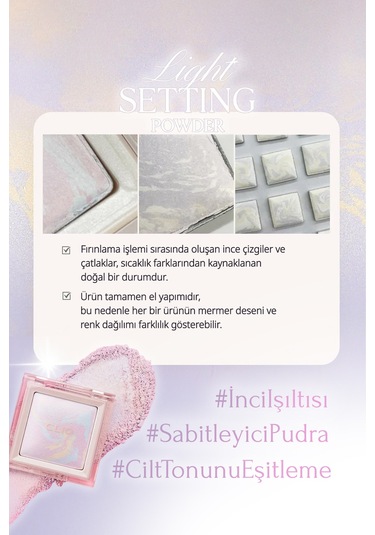 Clıo Light Setting Powder 02 Candy Mellow