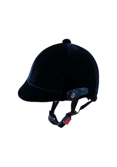 Suntek At Binme Kaskı Binicilik Şapkası Şövalye Malzemeleri Siyah