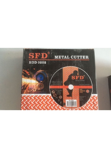 Sfd Metal Kesici Taş 180x2.5x22.23-10 Adet