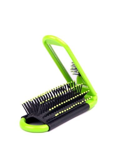 4 Adet Taşınabilir Saç Fırçası Katlanır - Kadınlar İçin Seyahat F