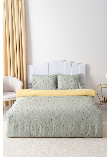 Sabrina Çift Kişilik Nevresim Takımı Pamuklu Çok Renkli