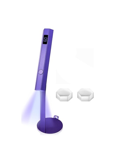 Xurunkeji Tırnaklar İçin Elde Taşınabilir Manyetik Uv Işığı: Hızlı Kürlenen Uv Tırnak Kurutucusu Tırnak Damgası Manyetik Stand Kablosuz Elde Taşınabilir Lcd