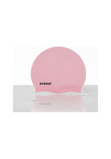 Pembe-silikon Havuz Bonesi - Havuz - Deniz Bonesi - Pu Kaplama - Kulak - Baş Kapatıcı Pembe