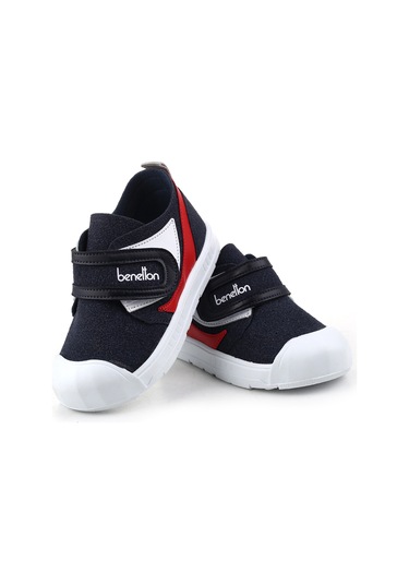 Benetton Bn-1403 Rahat Ortopedik Taban Kız/erkek Çocuk Ayakkabısı LACİ-KIRMIZI Lacivert - Kırmızı